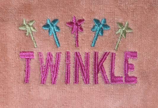 Adorable Embroidered Baby Bath Towel (26 inches x 15 inches)