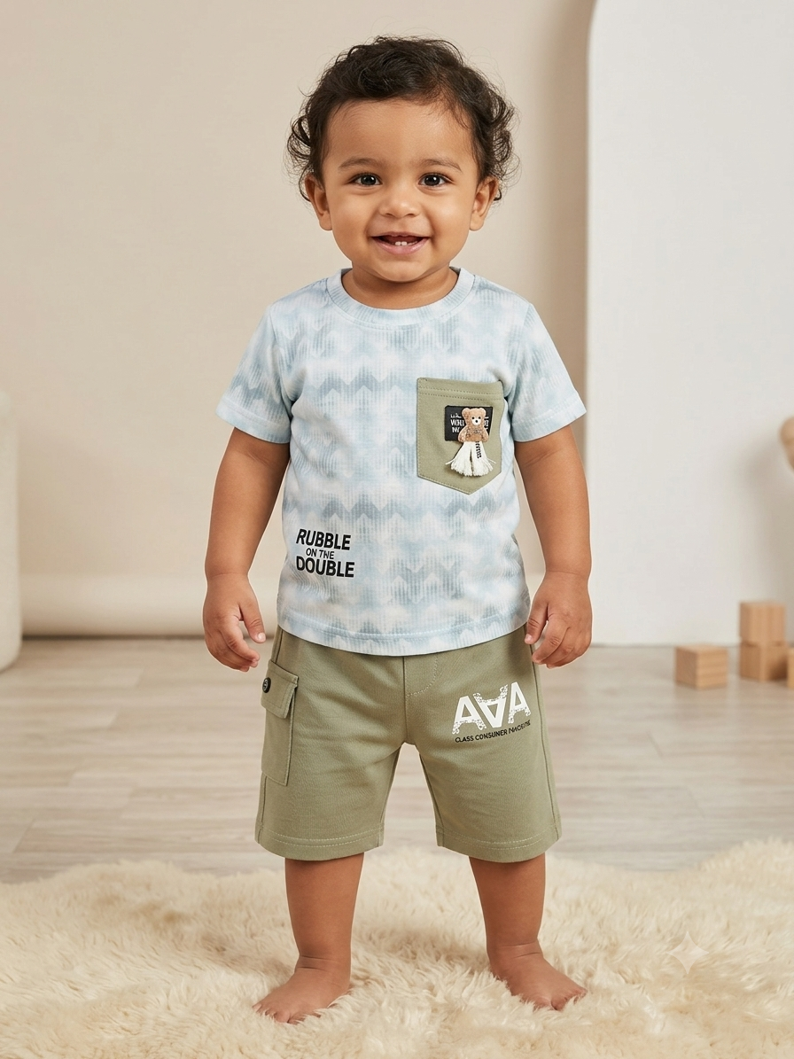 Baby Boy Rubble on the Double Tassel Suit