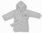 Cozy Hooded Baby Bath Robe - Soft & Absorbent Pink Terry Cloth