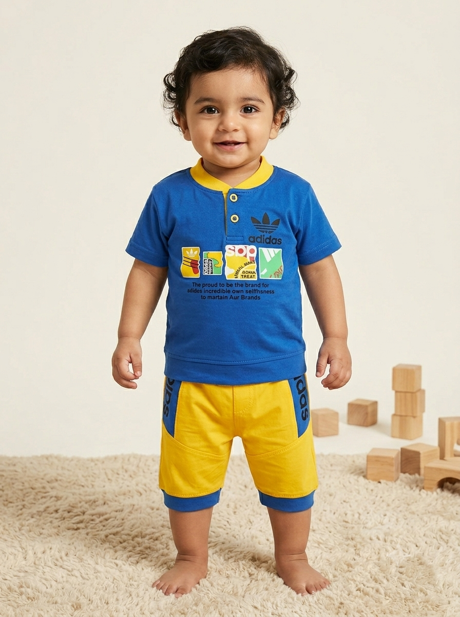 Baby Boy Adidas Style Summer Suit