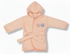 Cozy Hooded Baby Bath Robe - Soft & Absorbent Pink Terry Cloth