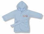 Cozy Hooded Baby Bath Robe - Soft & Absorbent Pink Terry Cloth