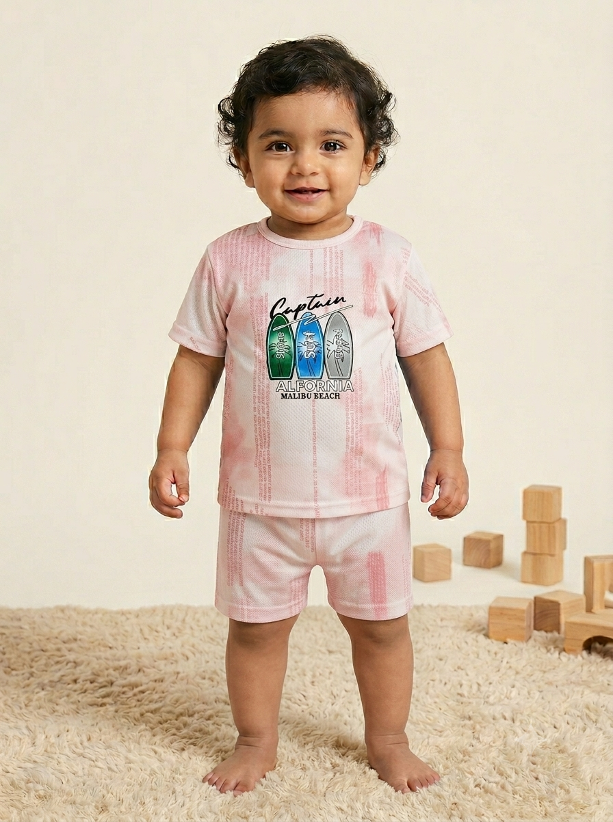 Baby Boy Malibu Beach California Surf Suit