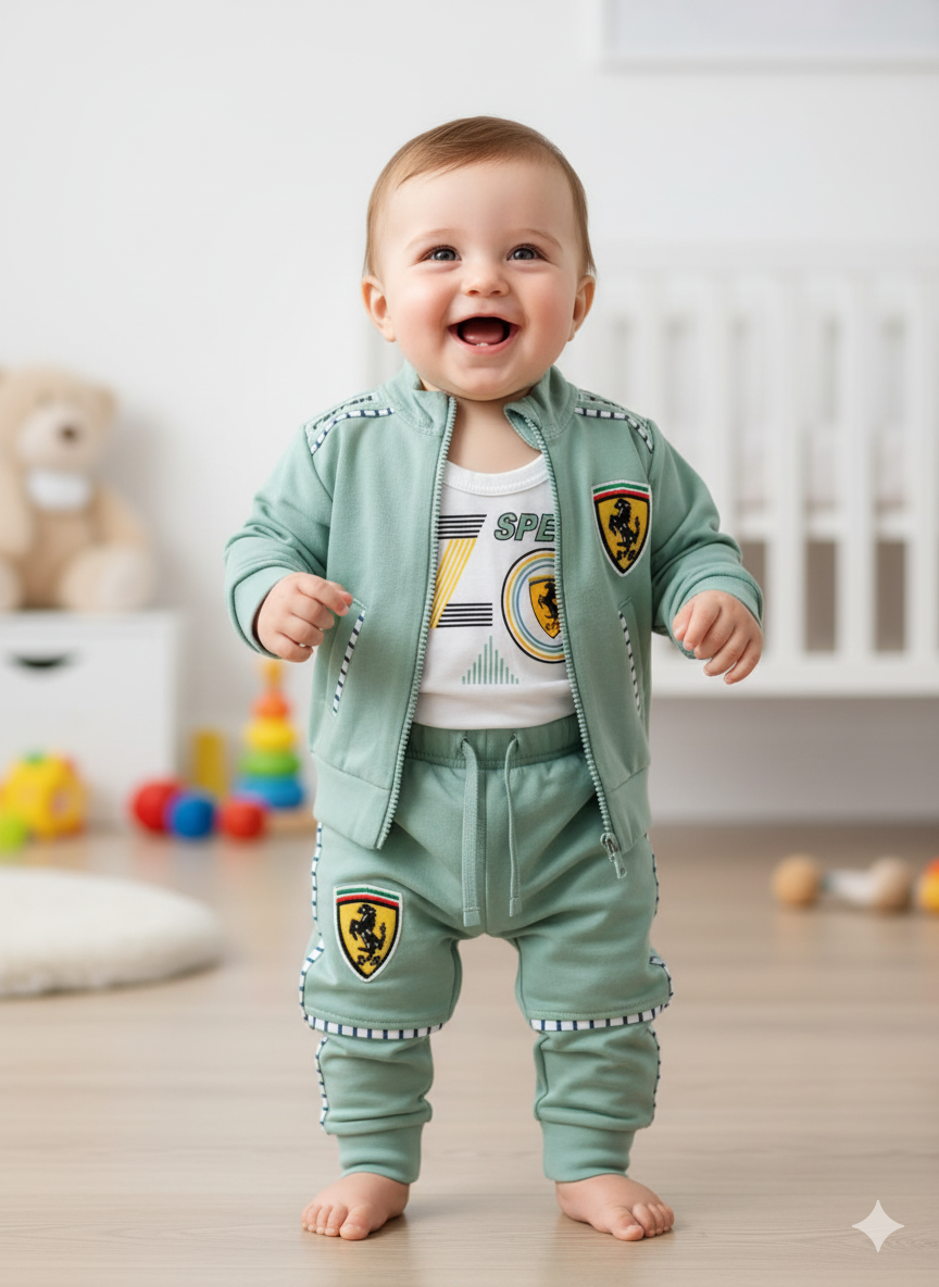 Racing Enthusiast 3-Piece Suit for Kids