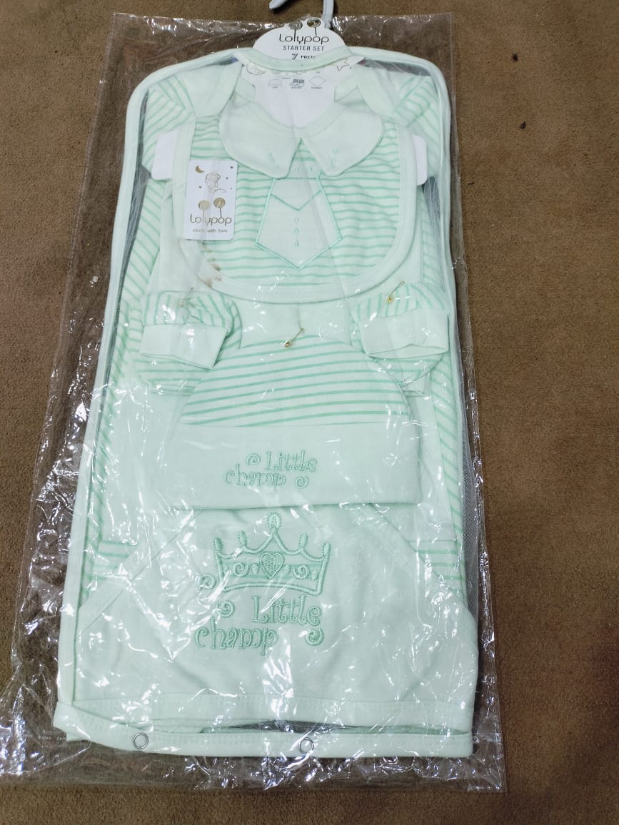 Newborn Baby Essential Clothes Set – Vibrant Starter Kit