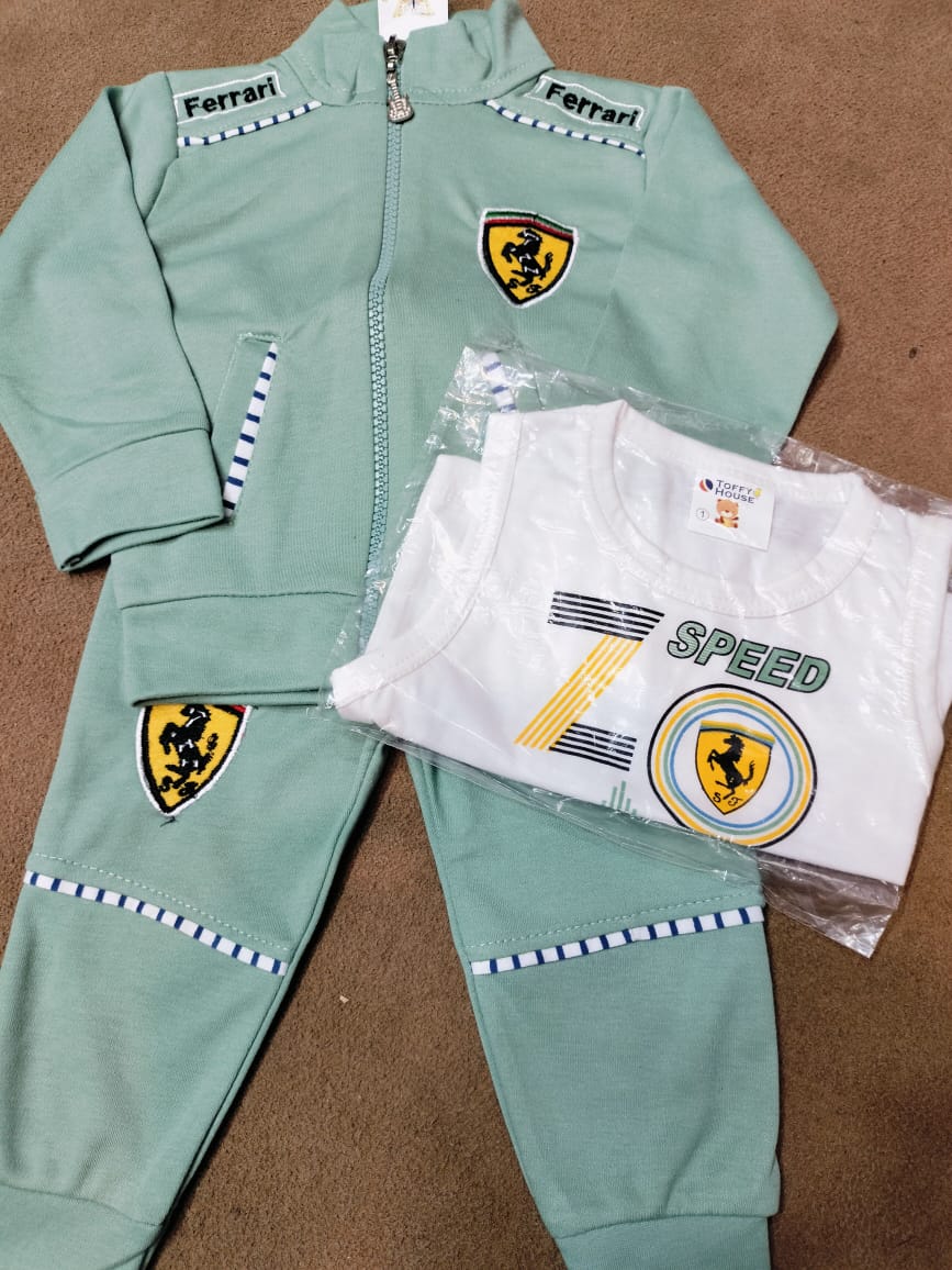 Racing Enthusiast 3-Piece Suit for Kids