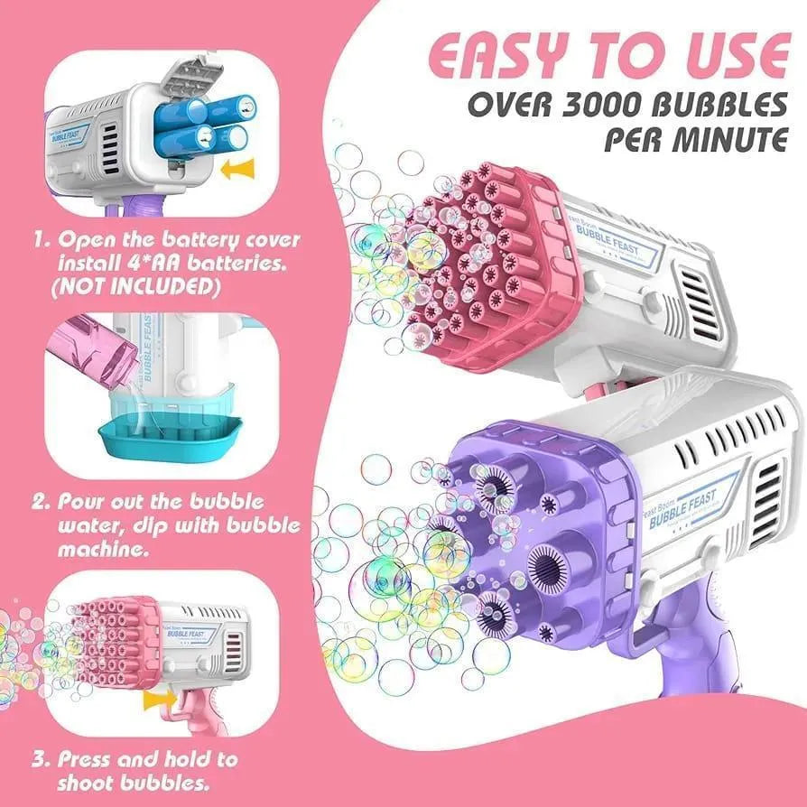 Bubble Gun Toy, For Parties and Fun