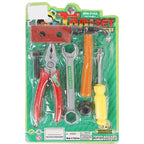 Multicolor Plastic Boy's Tools Toy Set - 7 Pcs Fun Playtime Ensemble