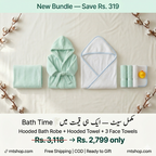 Bath Time Starter Bundle - Complete Baby Bath Set