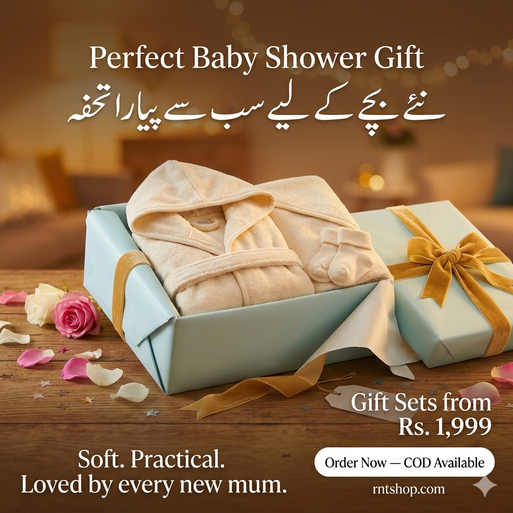 Ultimate Baby Shower Gift Box - 4 Premium Baby Essentials