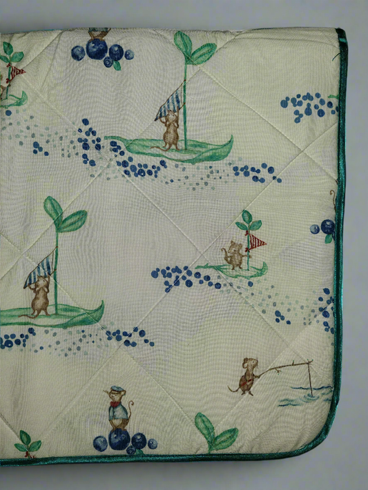Baby's Quilted Play Mat & Changing Pad